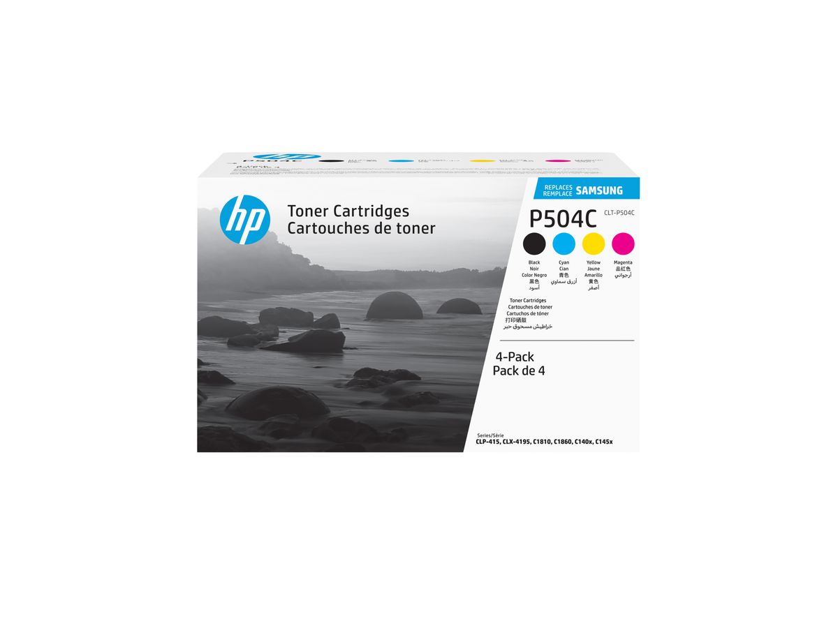 Samsung CLT-P504C 4er-Pack Cyan/Magenta/Gelb/Schwarz Original Tonerkartusche