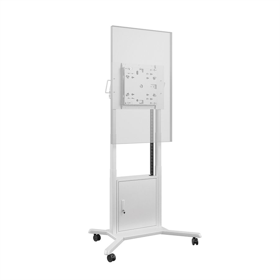 Hagor Système de support mobile Mobile Lift Pro Light III Flip, système de levage mobile, spécifique à l'écran Samsung Flip, blanc