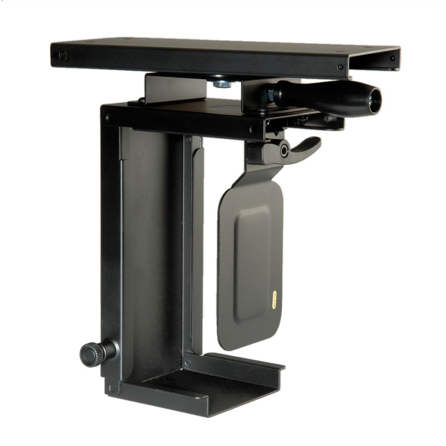 ROLINE Mini-PC-Halterung ausziehbar, drehbar, schwarz, bis 10 kg
