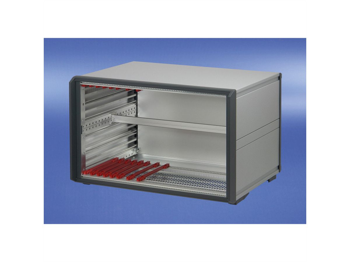 Mallette de bureau complète PropacPRO SCHROFF, blindée, 6 U, 84 HP, 326 mm