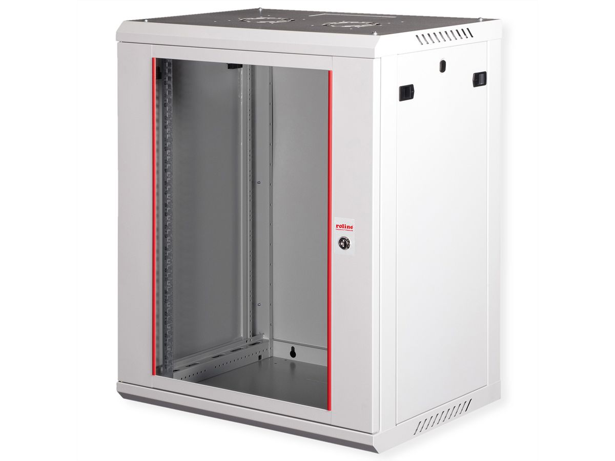 ROLINE 19" Boîtier mural Basic Plus 15U, 600x450 LxP gris
