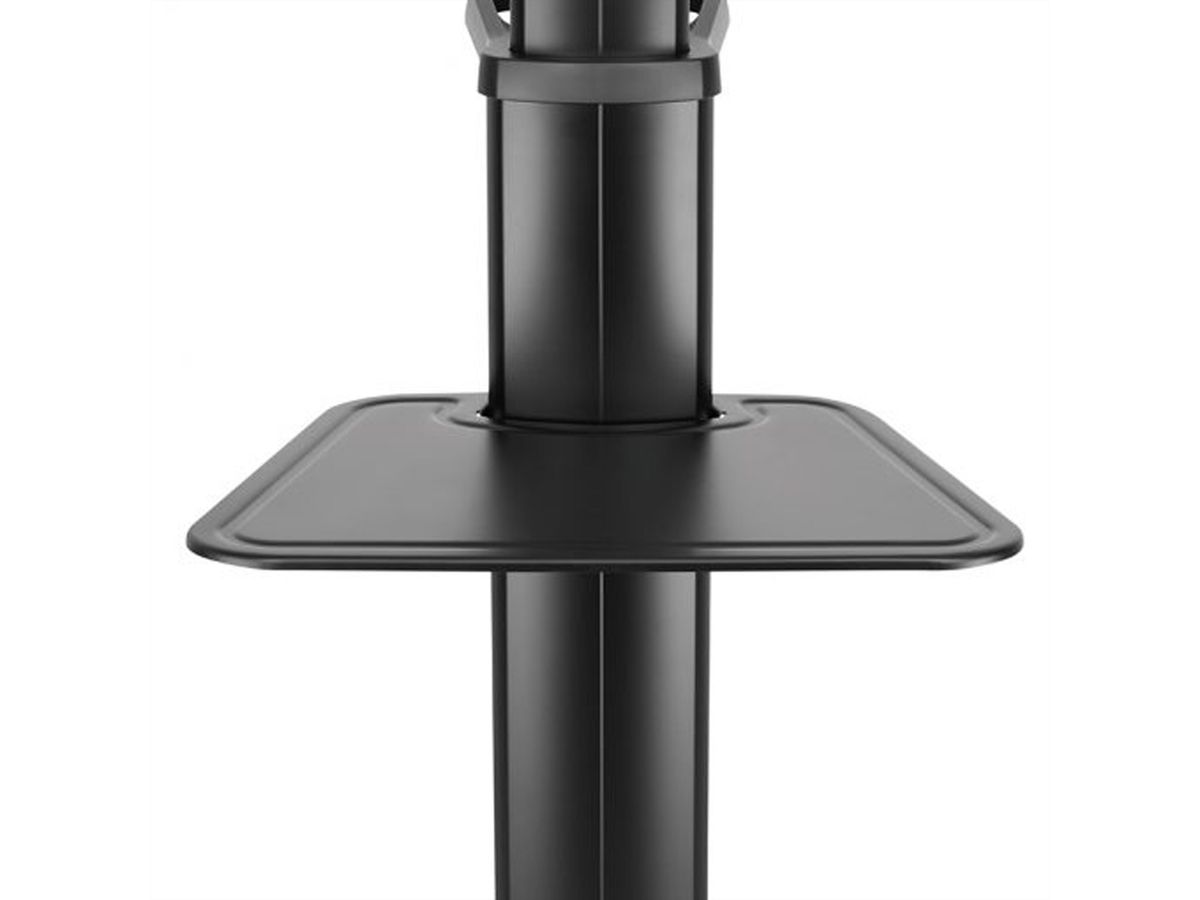 Hagor BrackIT Stand Single, mobiles Standsystem, schwarz