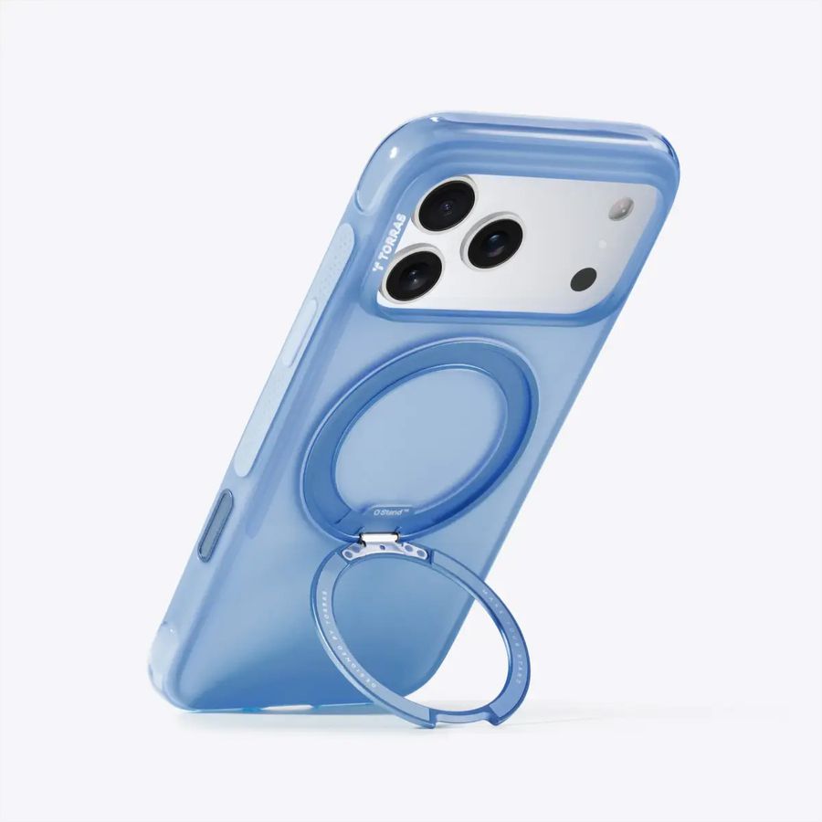 Torras Ostand O3 Air Schutzhülle, iPhone 17 pro, blau