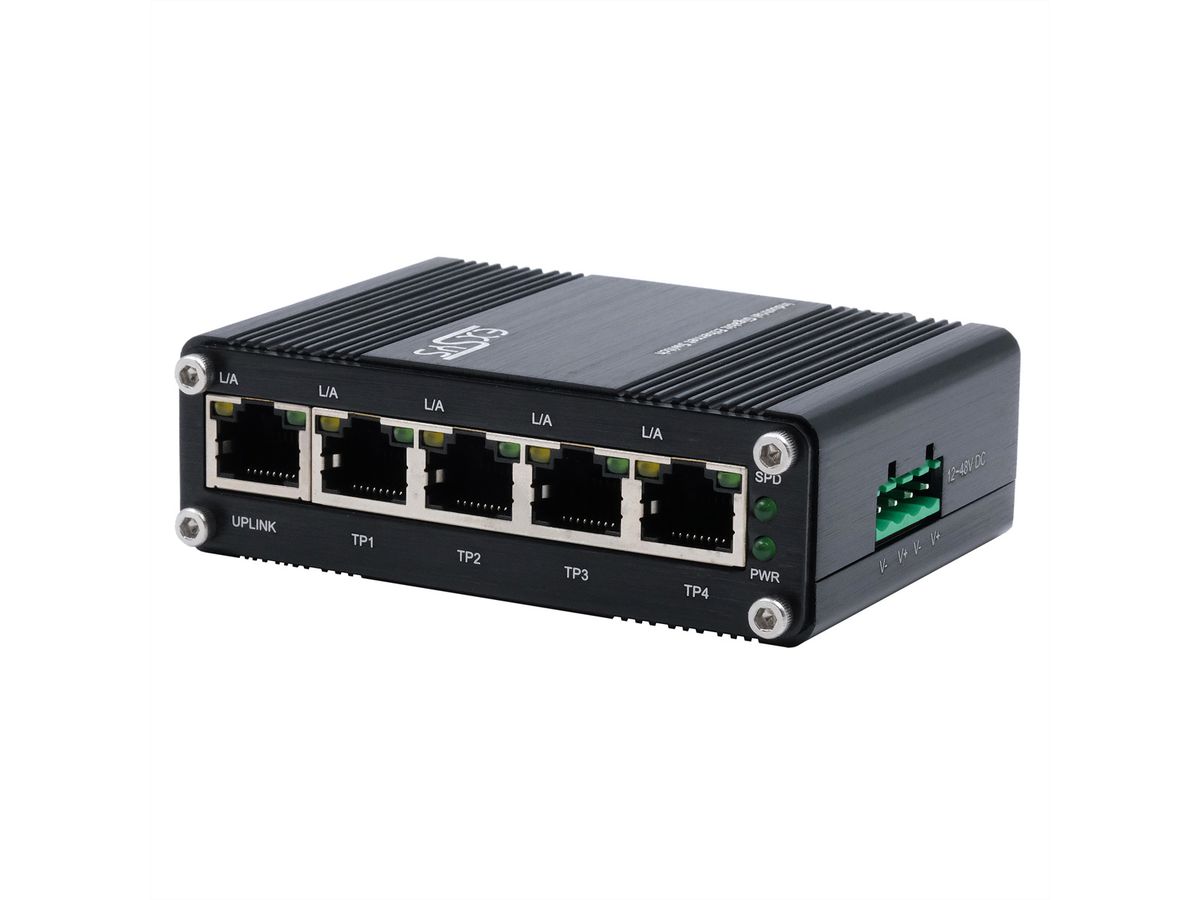 EXSYS EX-62020 Switch Ethernet industriel à 5 ports