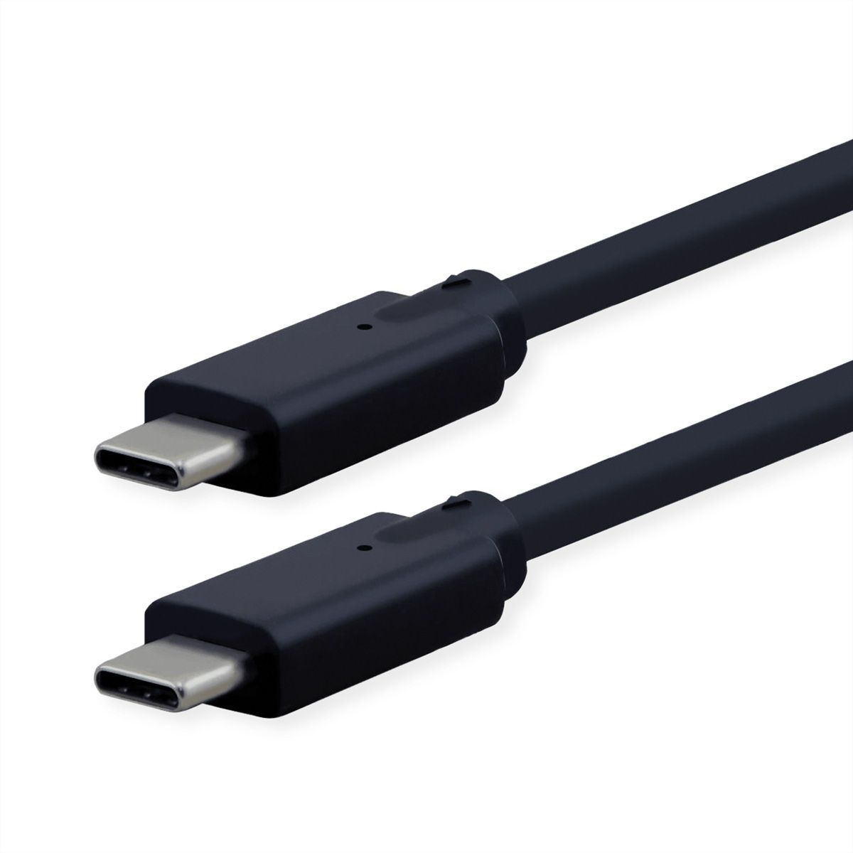 ROLINE USB3.2 Gen2x2 Kabel, C–C, ST/ST, 4K UHD-1, 20Gbit/s, 240W, schwarz, 1,5 m