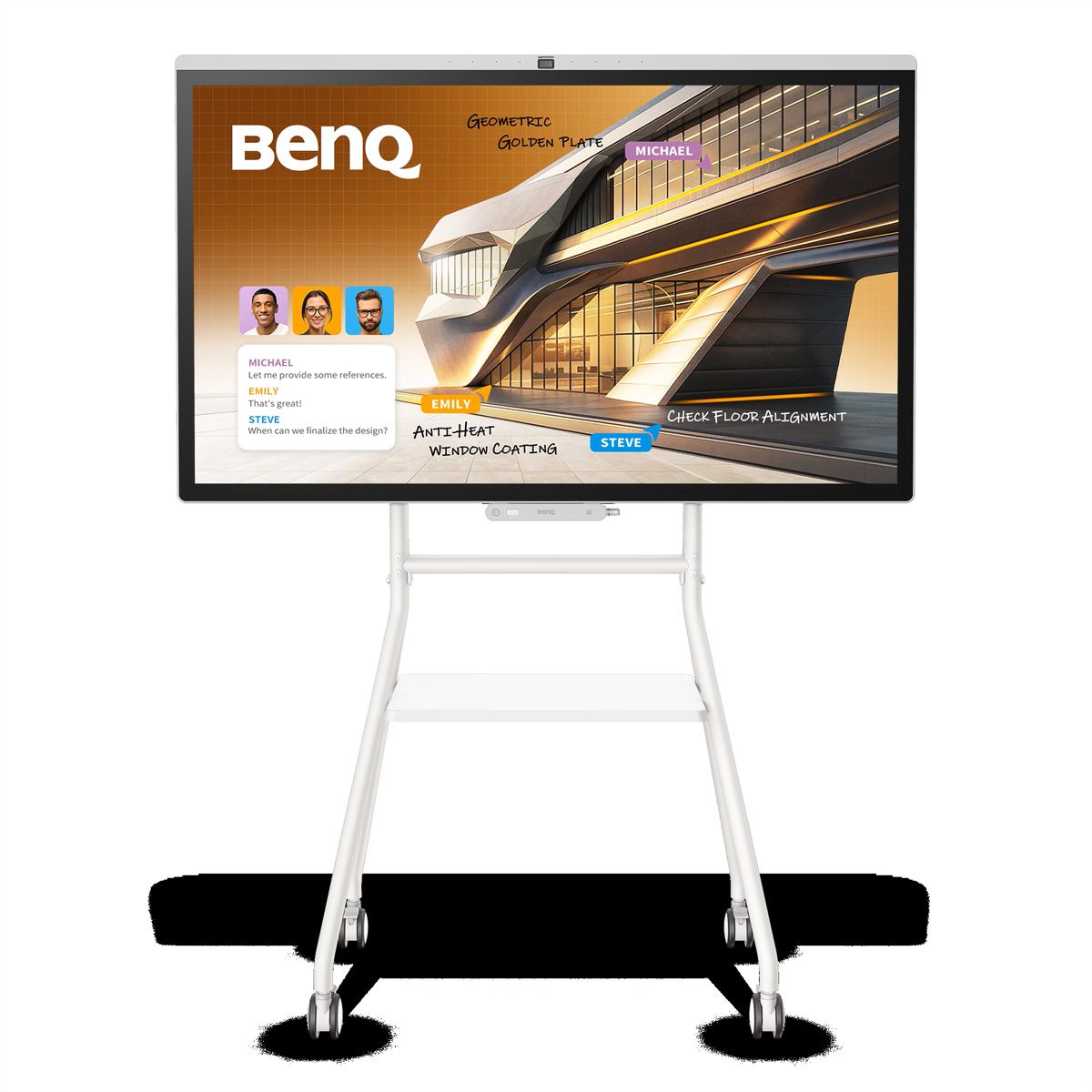 BenQ motorisierter Mobile Trolley MT02E, VESA 800x600, bis 120kg