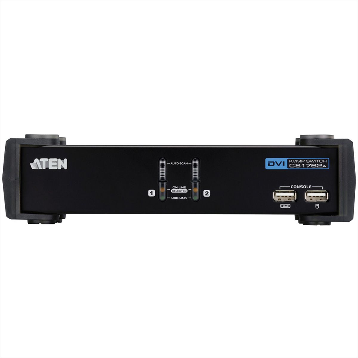 ATEN CS1762A Switch KVM DVI, USB, Audio, Hub USB, 2 ports