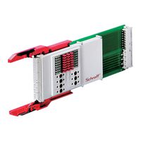 Adaptateur d'essai SCHROFF pour connecteur DIN type M, 3 U, 160 mm, U/I