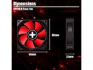 Xilence XPF80.R 80mm Performance Gehäuselüfter, 3PIN