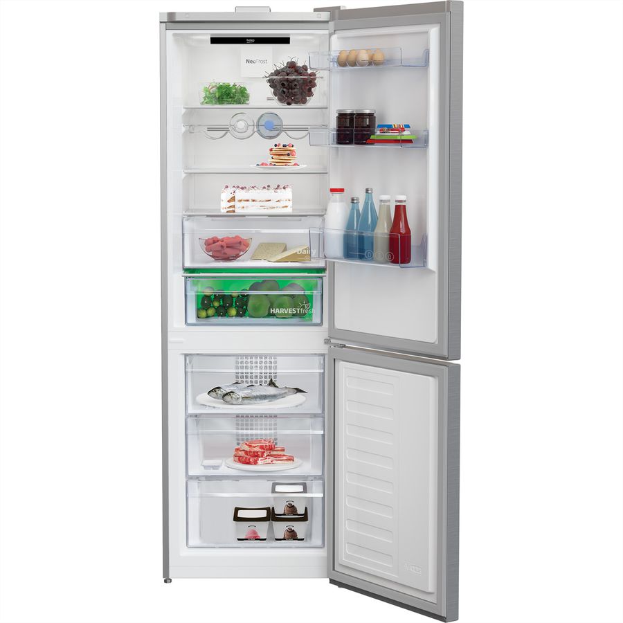 Beko Réfrigérateur-congélateur KG710, 325l, B, Titanium Inox