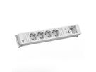 BACHMANN POWER FRAME 4xCEE7/3 1xCM 1xUSB A/C 22W 0,2m RAL9010