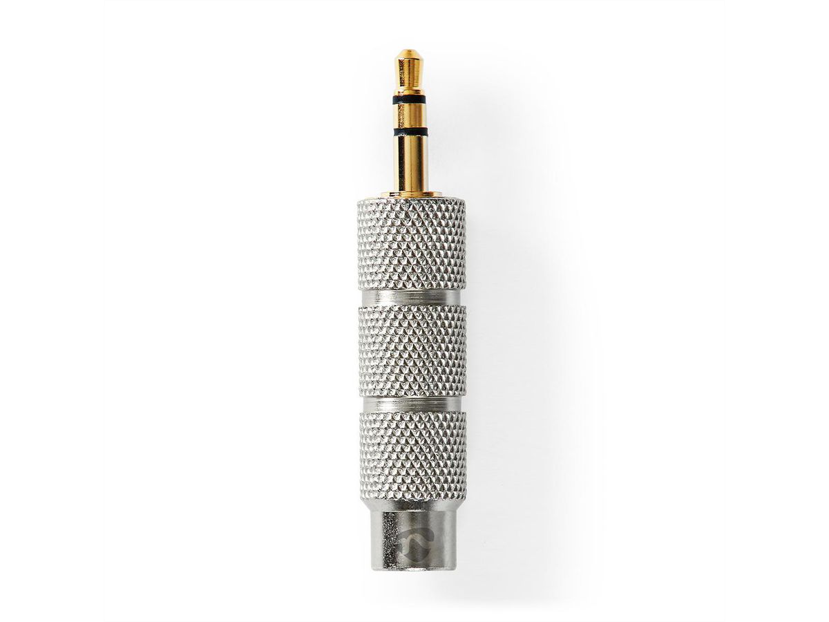 Adaptateur audio stéréo Nedis, 3,5mm ST, 6,35mm BU, ST/BU