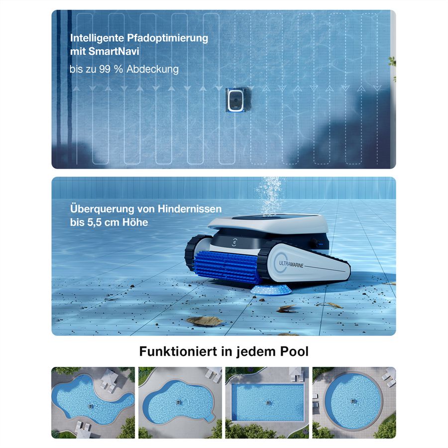 Ecovacs Poolroboter P1 Ultramarine