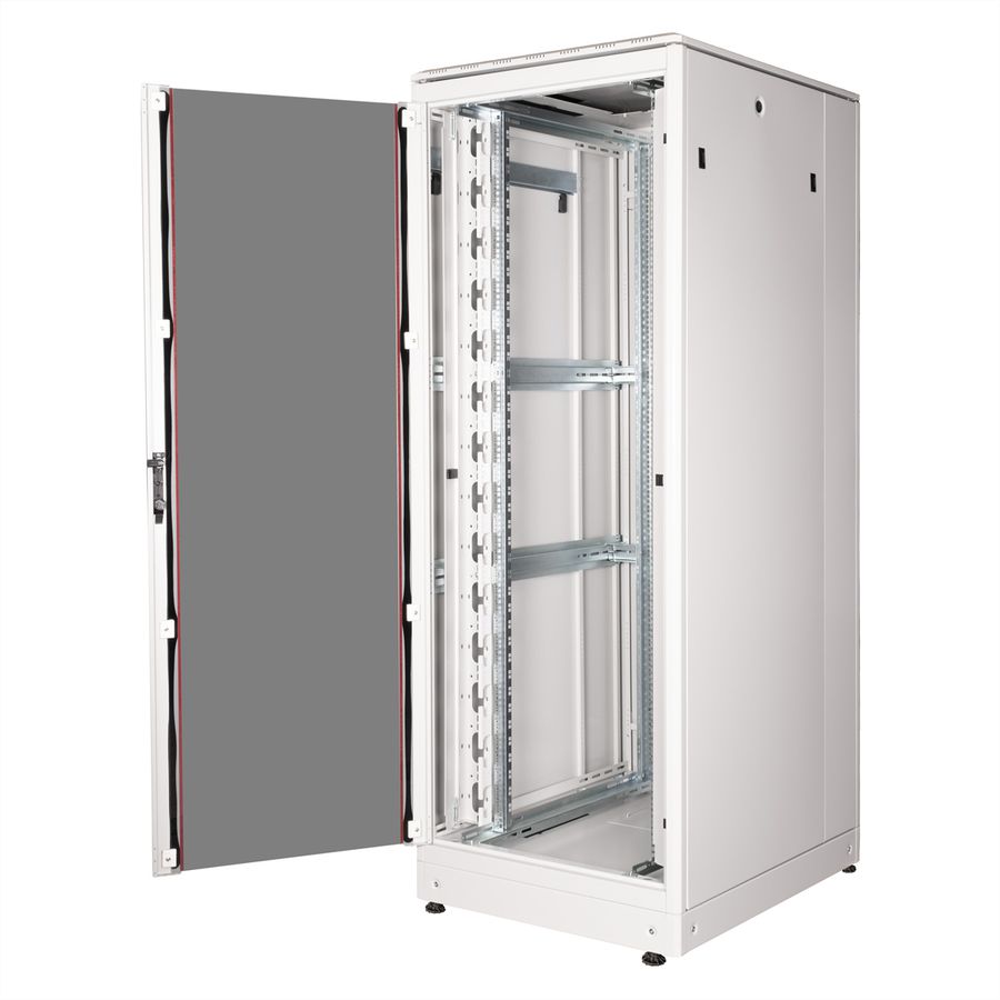 ROLINE 19-Zoll Netzwerkschrank Pro 42 HE, 800x1000 BxT Glastür grau