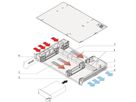 SCHROFF 1 HE, 2 Slot, mit Rear I/O, für 19"-Netzgerät - BGTR 1HE 275T 2SL CPCI 19"