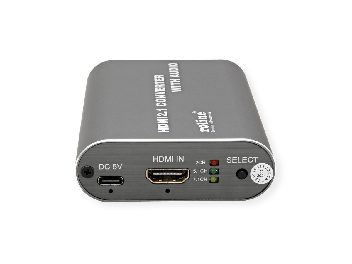 ROLINE HDMI 8K Audio Extraktor, LPCM 7.1