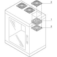 SCHROFF EPCASE Lüfterbausatz, Einzellüfter
