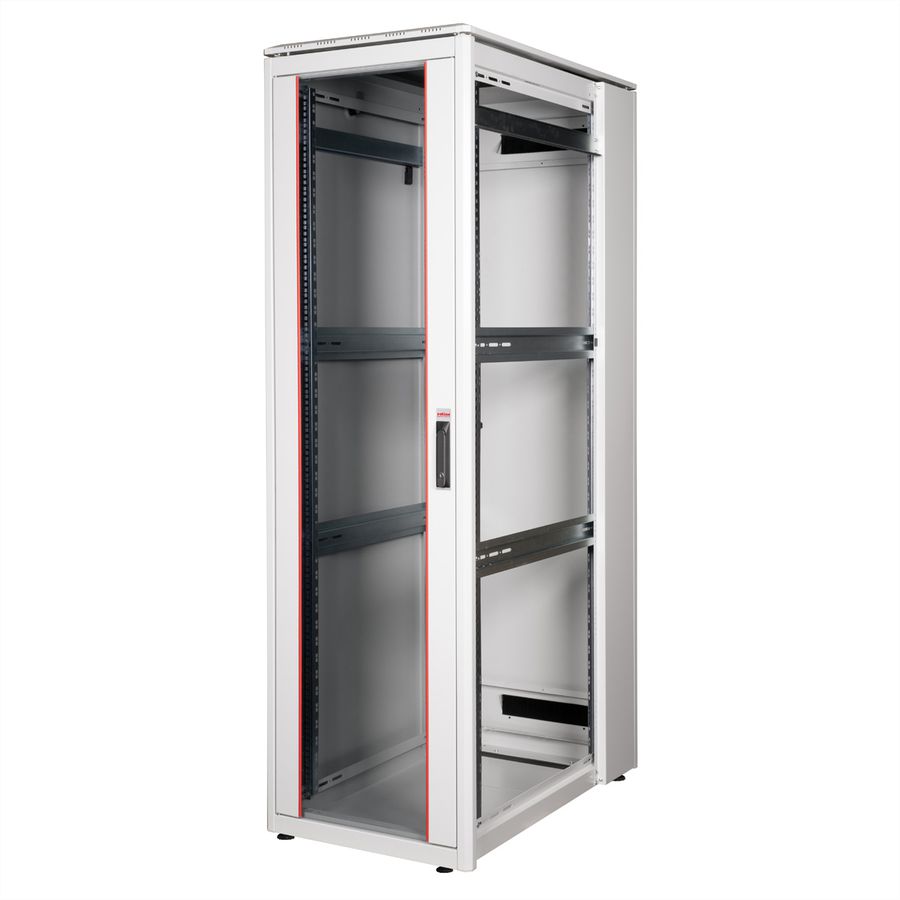 ROLINE 19-Zoll Netzwerkschrank Pro 42 HE, 600x1000 BxT Glastür grau