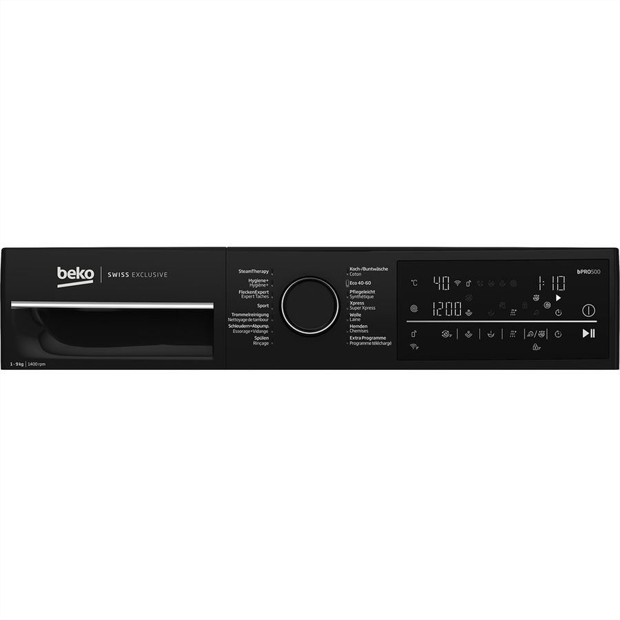 Beko lave-linge WM520, 9kg, A-10%, manhattan gray