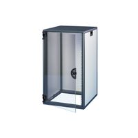 Armoire Novastar SCHROFF avec porte vitrée et panneau arrière, Heavy-Duty, RAL 7021/7035, 1967H 553W 800D