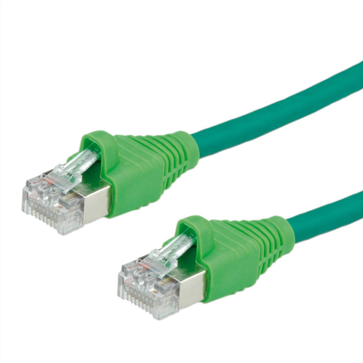 DÄTWYLER Patchkabel Cat.6 (Class E) S/FTP, CU 7702 flex LSOH, AMP, grün, 40 m