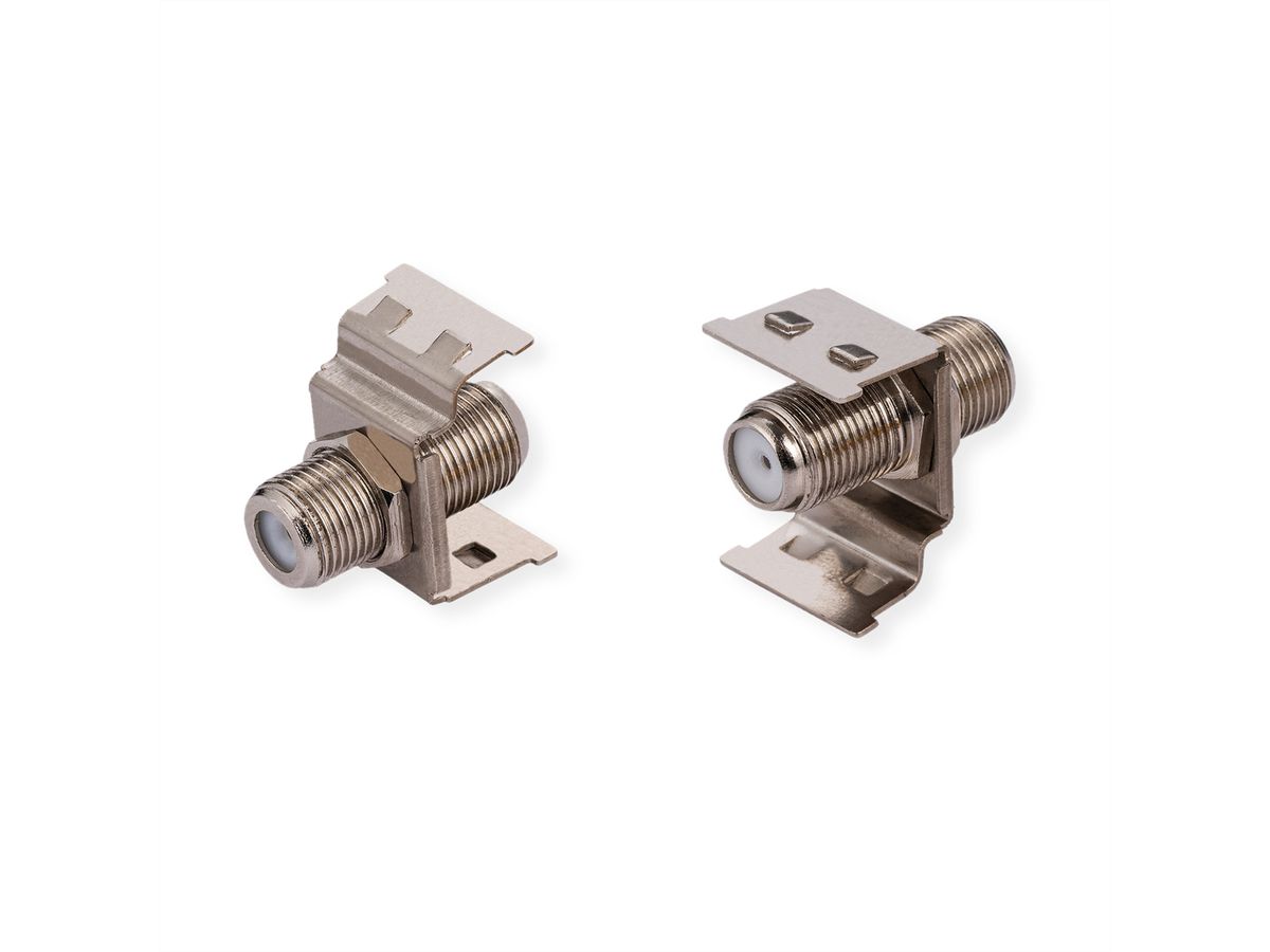 ROLINE Coupleur Keystone type F, métallique