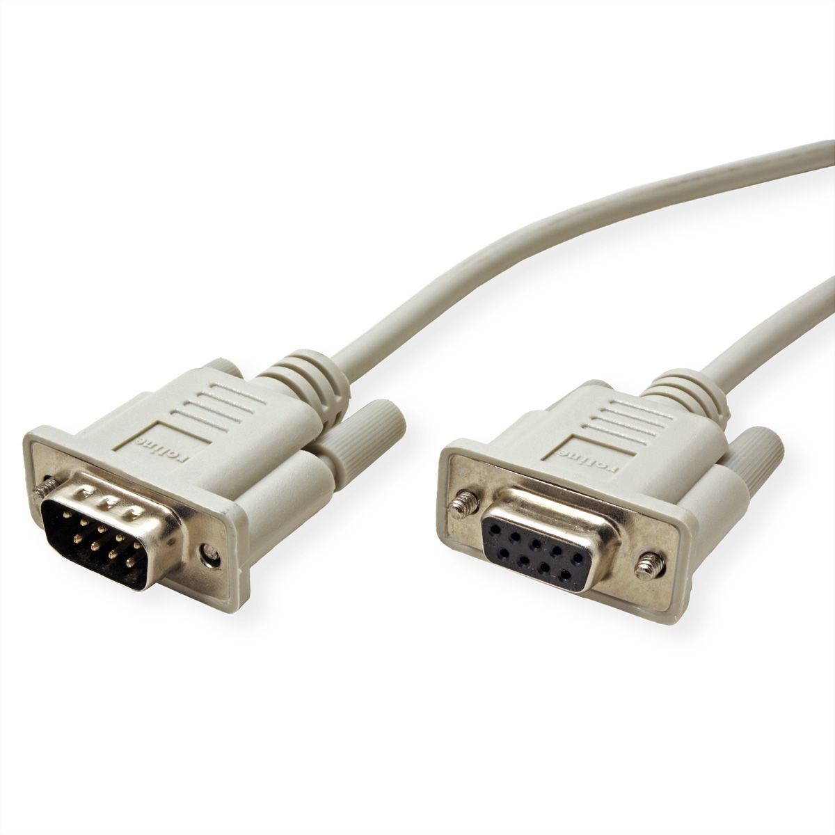 ROLINE RS232-Kabel 9pol ST-BU, 6 m