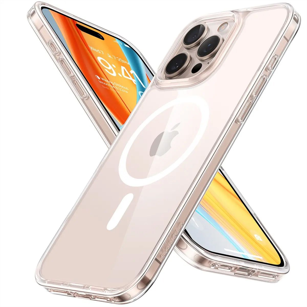 Torras Diamond Case, iPhone 16 Pro, MagSafe, transparent