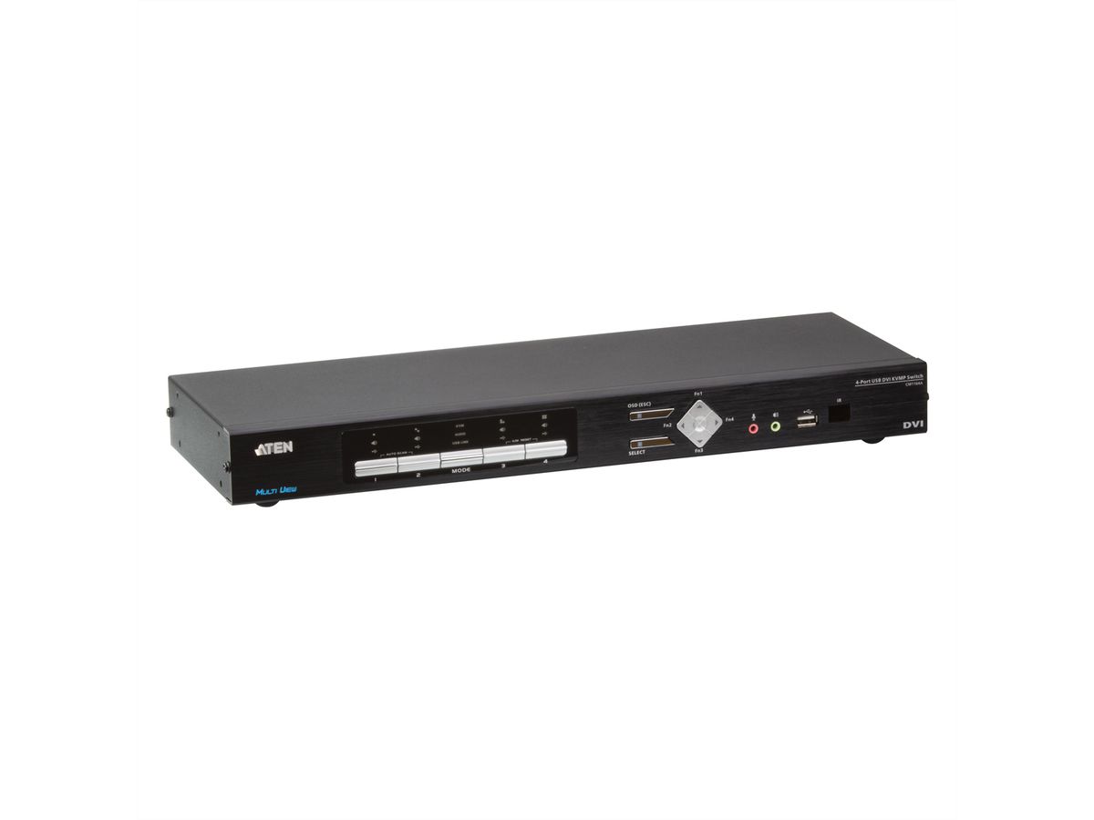 ATEN CM1164A Commutateur KVMP multivue DVI USB à 4 ports