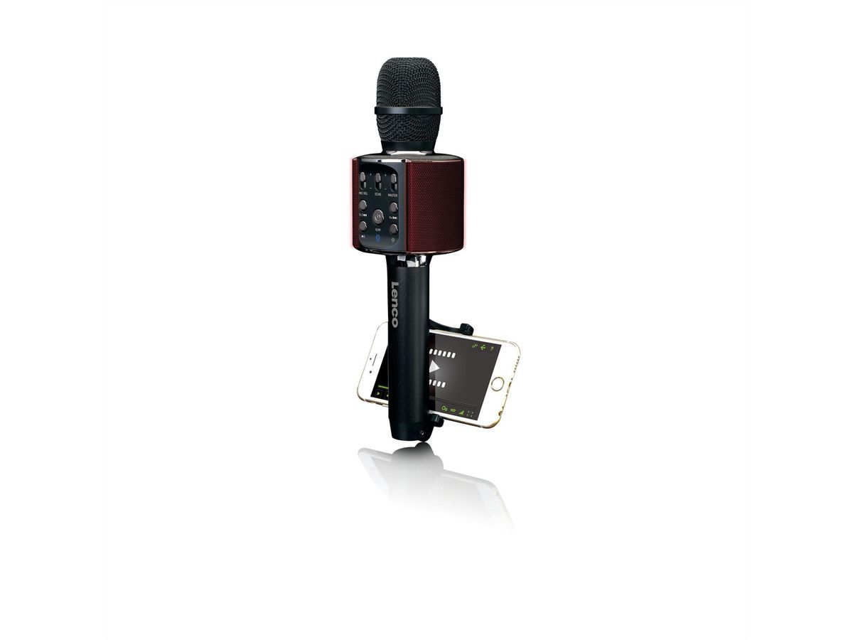 Lenco Microphone Karaoké BMC-090, Noir