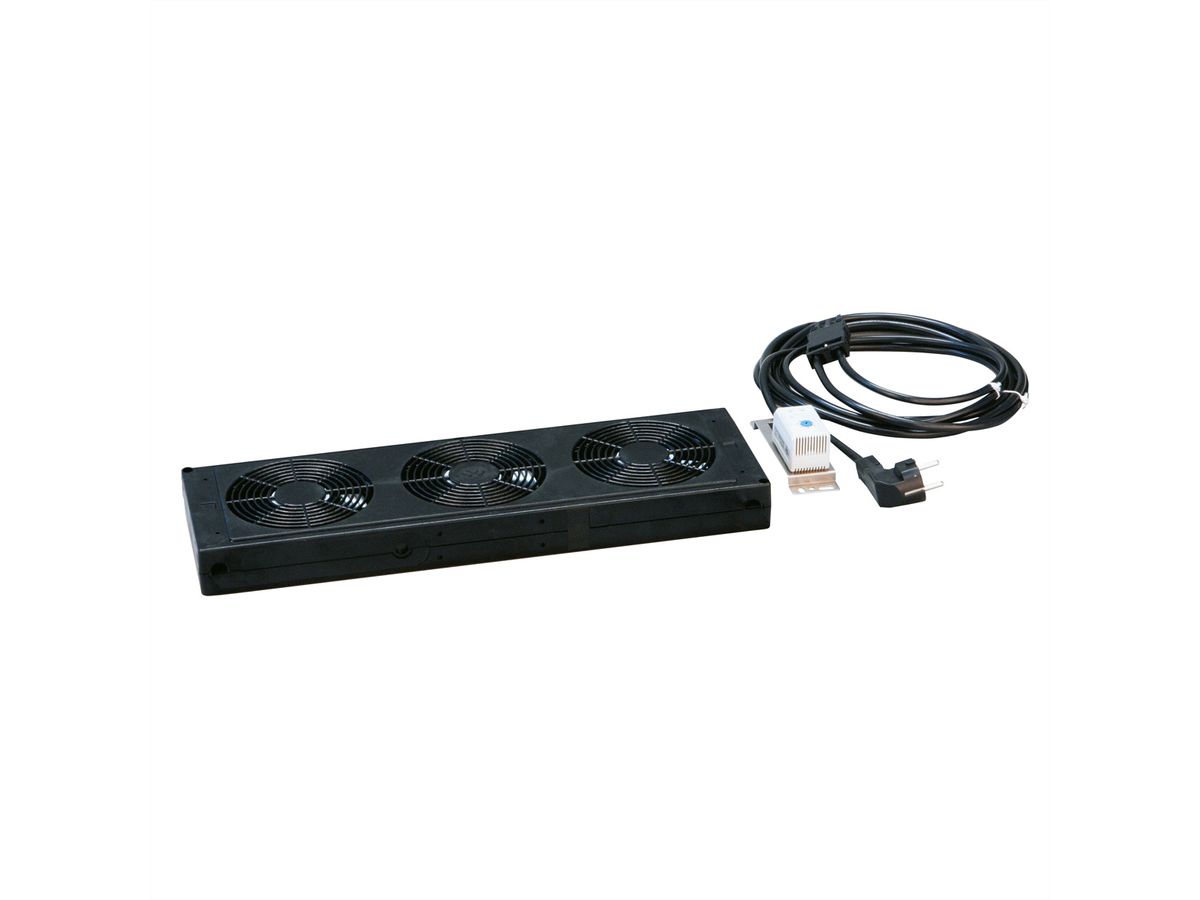 Module d'extension, 3 ventilateurs, plastique noir
