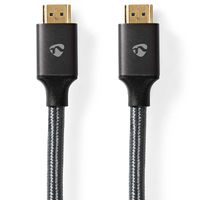 Nedis 8K HDMI Ultra HD Kabel, ST/ST, grau, 5m