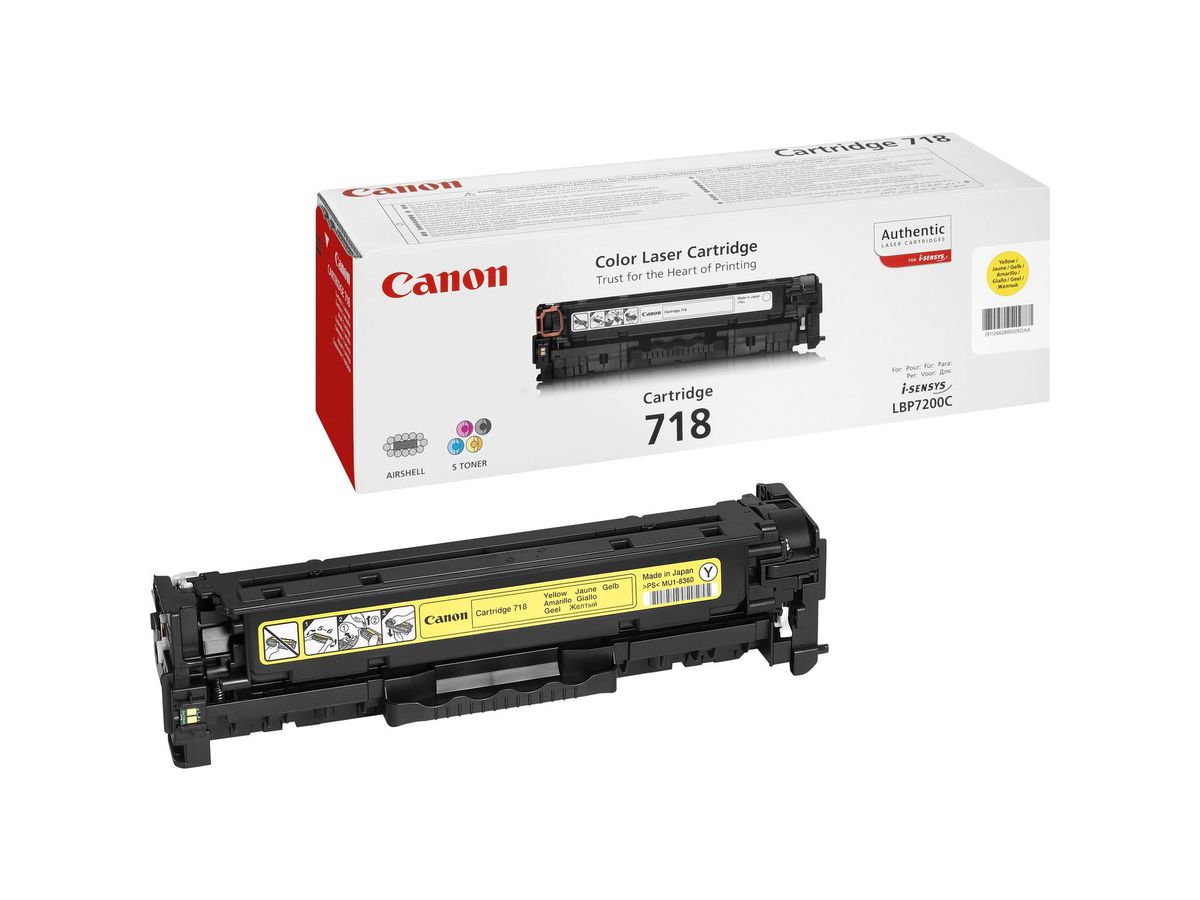 Canon CRG-718 Y Original Jaune 1 pièce(s)