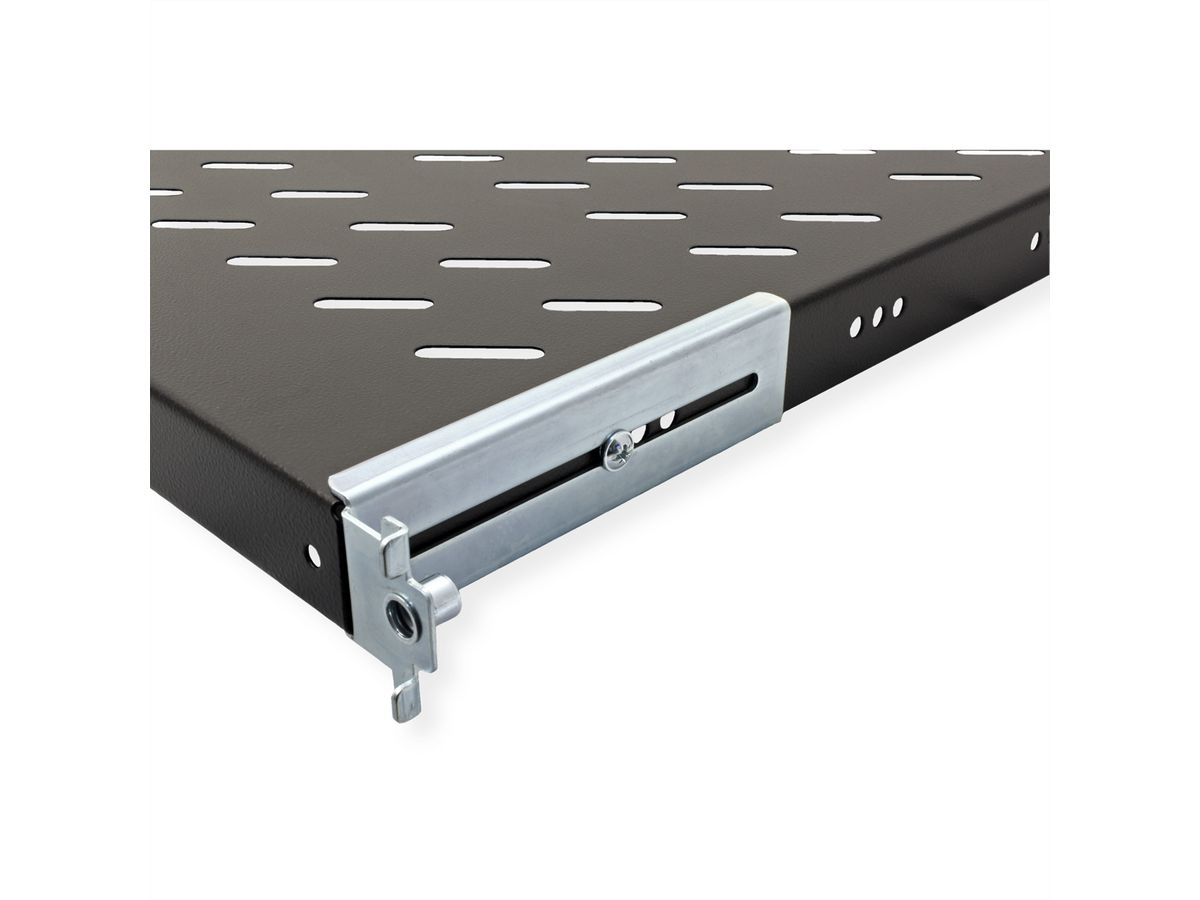 ROLINE 19-Zoll Fachboden 1 HE, 770 T 50 kg schwarz