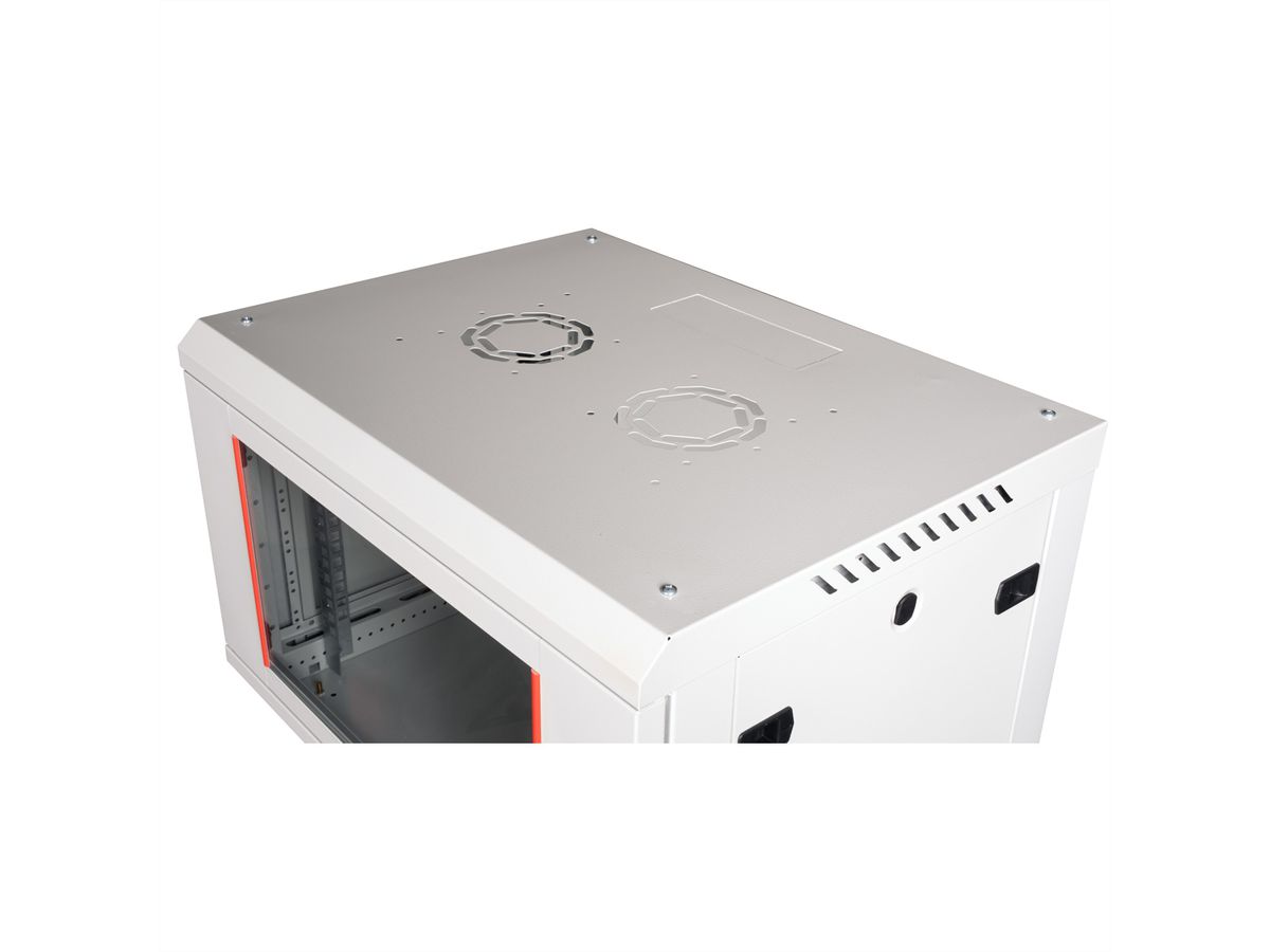 ROLINE 19-Zoll Wandgehäuse Basic Plus 6HE, 600x450 BxT grau