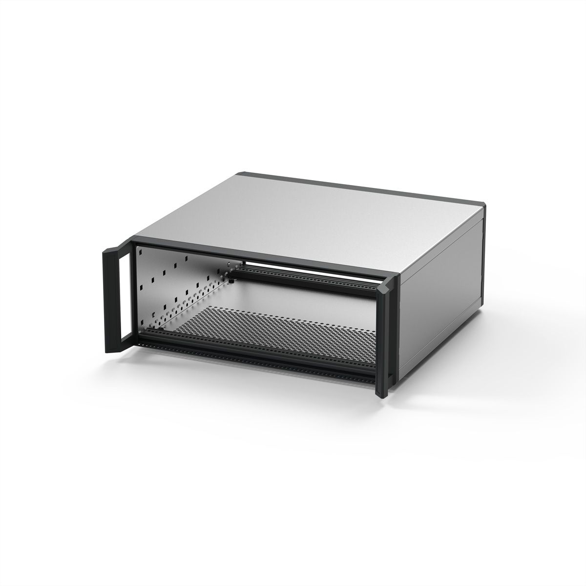 SCHROFF RatiopacPRO Coffret 19", blindage rétrofitable avec poignées, 3 U, 63 CV, 315 mm