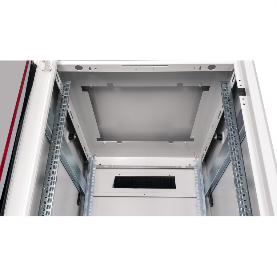 ROLINE 19-Zoll Netzwerkschrank Pro 36 HE, 600x800 BxT Glastür grau