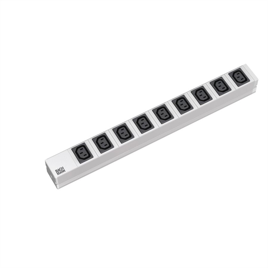 BACHMANN 19" Prise multiple 9 IEC320 C13 F avec 2P+T