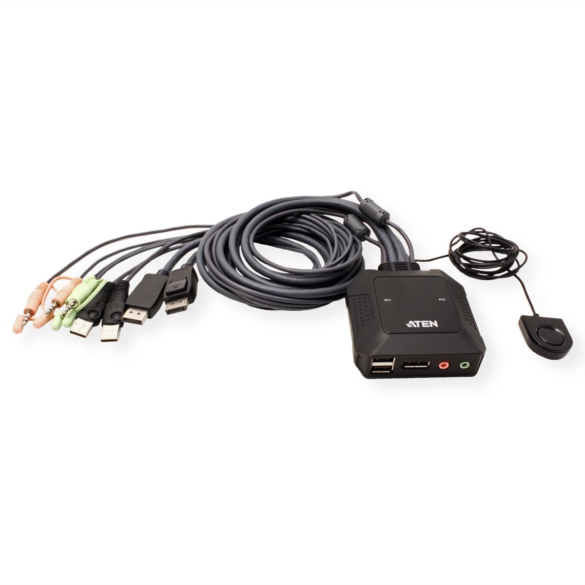 ATEN CS22DP 2-Port USB DisplayPort KVM Switch