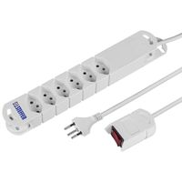 Steffen Steba Variabl 6x avec interrupteur et souris, blanc