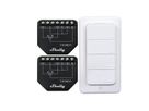 Shelly Acteur de switch Shutter Set, 2x Shutter + Blu RC interrupteur 4