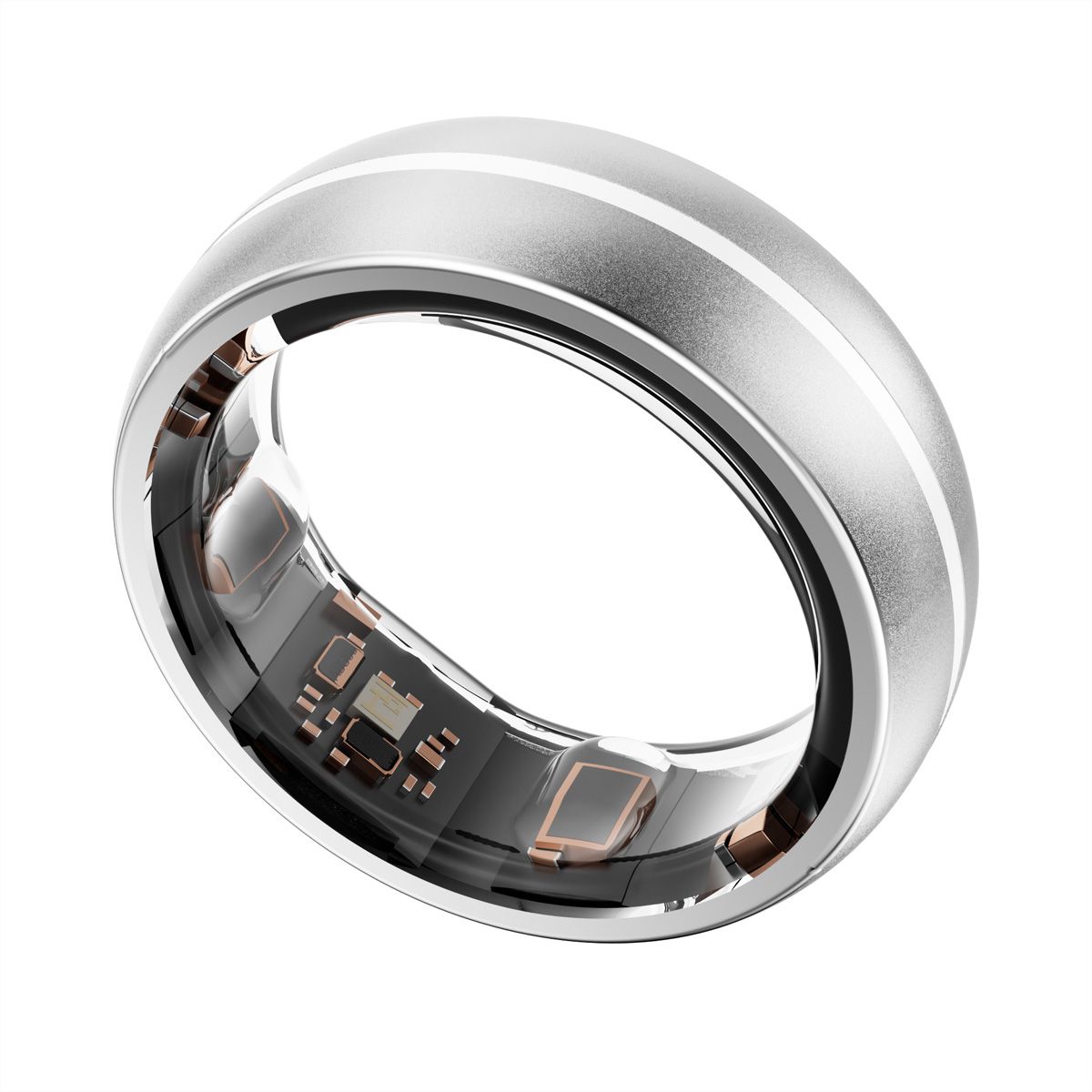 MYnextRING Smart Ring argent mat, Taille 9