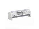BACHMANN DESK 2xCEE7/3 1xUSB A/C 22W GST18 RAL9010