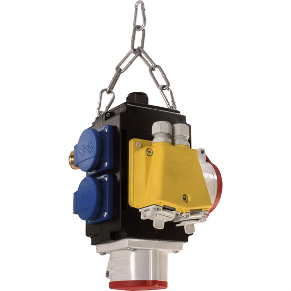 BACHMANN Cube d'alimentation 2x CEE7/3 2x CEE