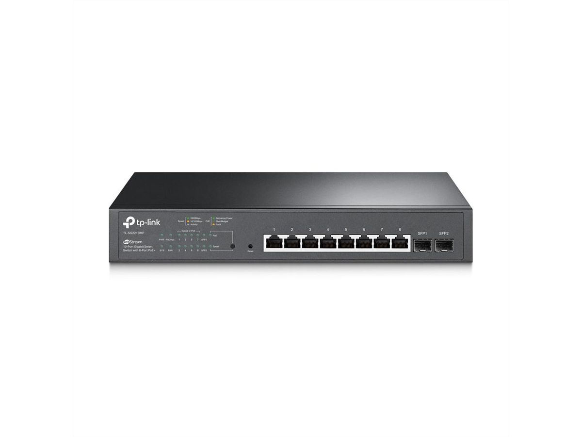 TP-Link SG2210MP PoE Switch , 8x Gigabit PoE+ Ports, 2x SFP Slots
