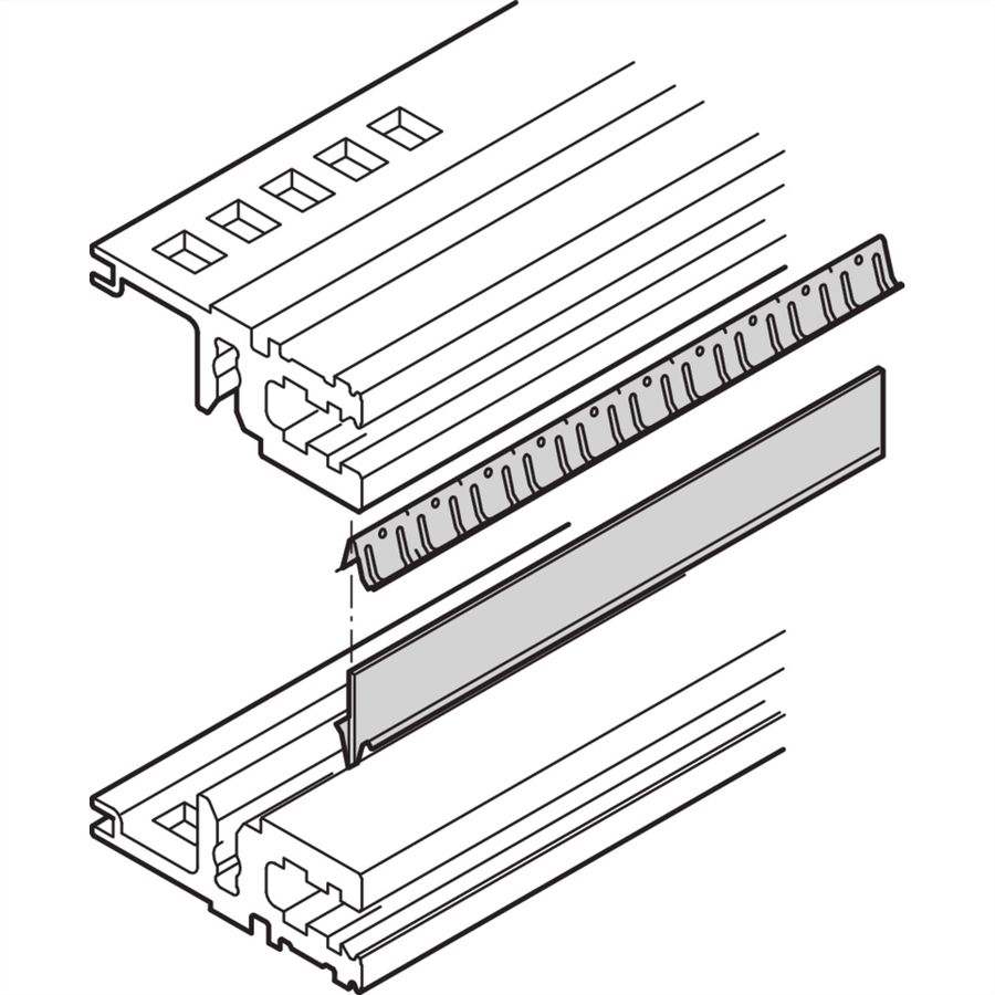 SCHROFF EMV-Dichtsatz zwischen Modulschiene und Modulschiene - HF-DICHTSATZ 20TE