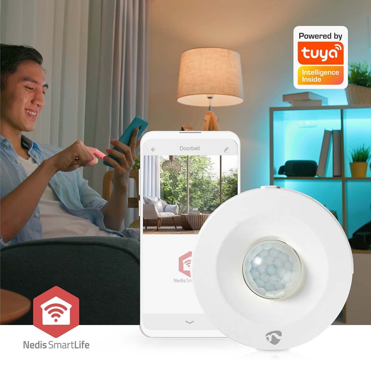 Capteur de mouvement Nedis SmartLife, Zigbee 3.0, IP20