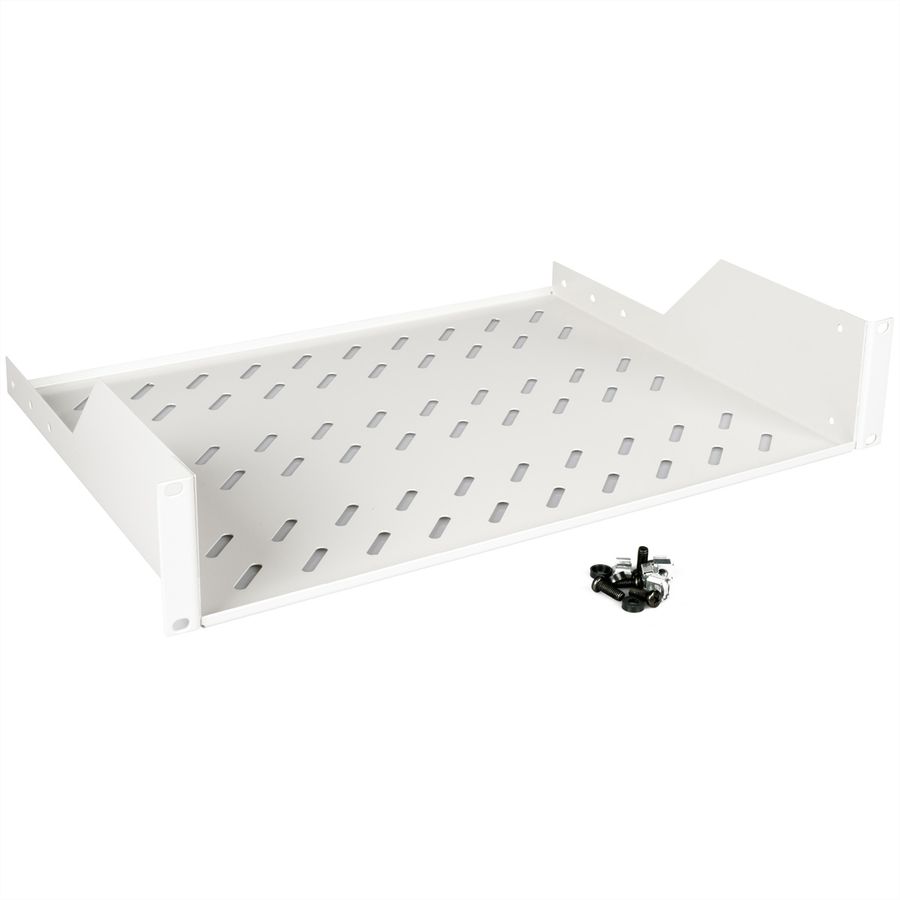 ROLINE 19-Zoll Fachboden 2 HE 350 T, 25kg Tragkraft grau
