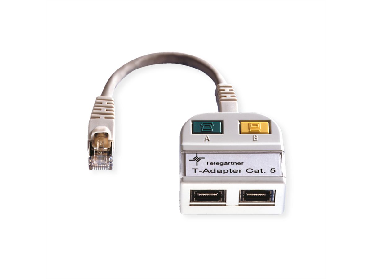 TELEGÄRTNER T-Adapter, Ausgang auf 10Base-T/ISDN