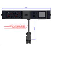 BACHMANN DESK RAIL 2xP40 1xUSB A&C 22W, ITALIE